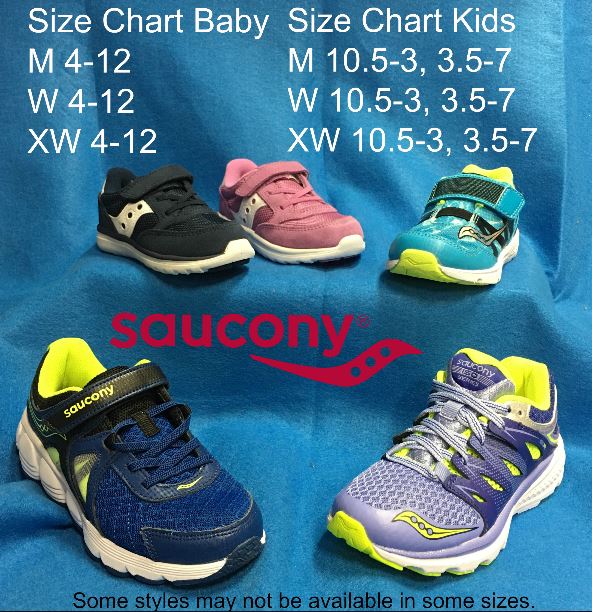 stride rite size chart baby