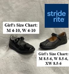 Stride rite size on sale chart